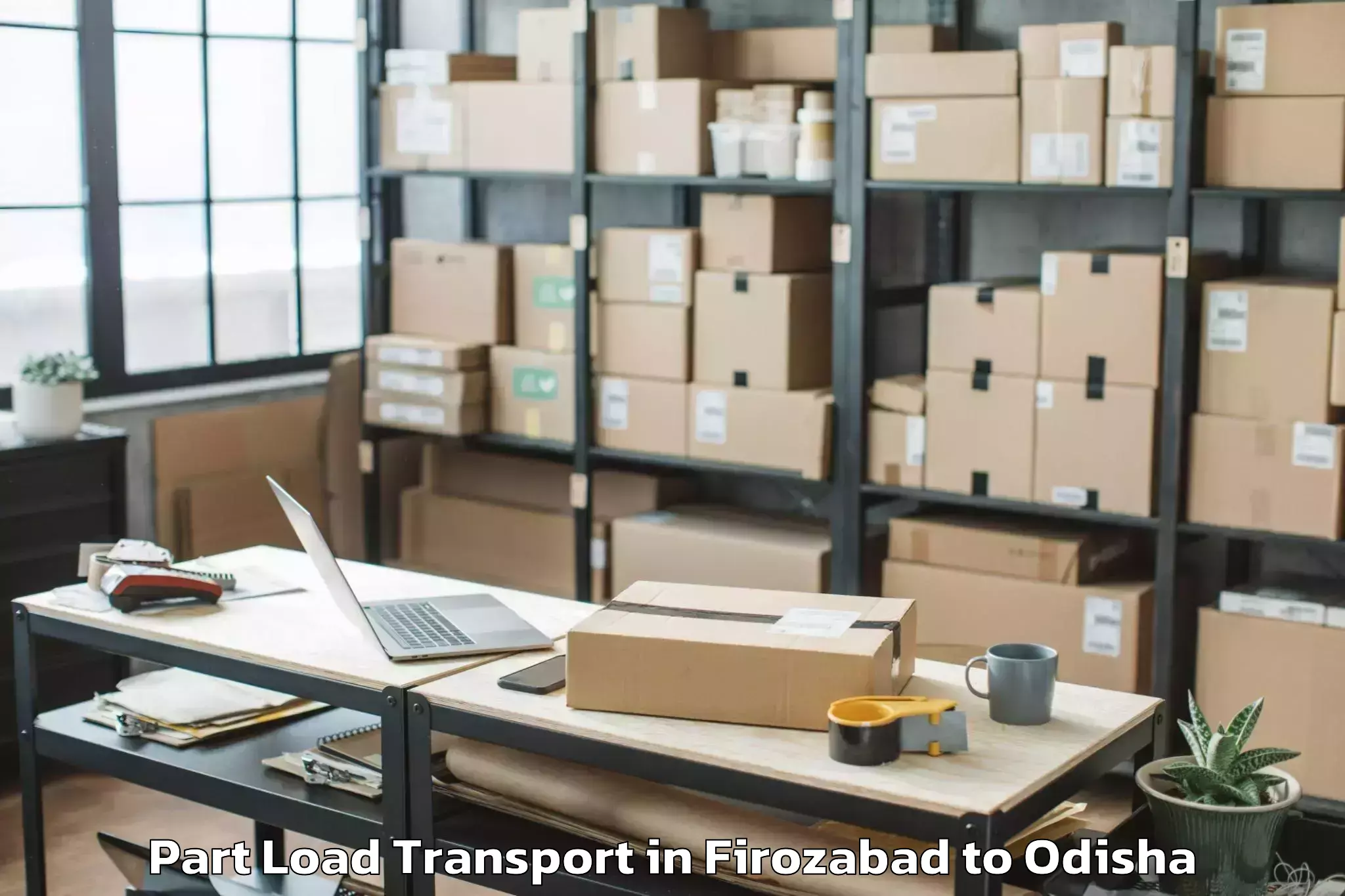 Discover Firozabad to Khordha Part Load Transport